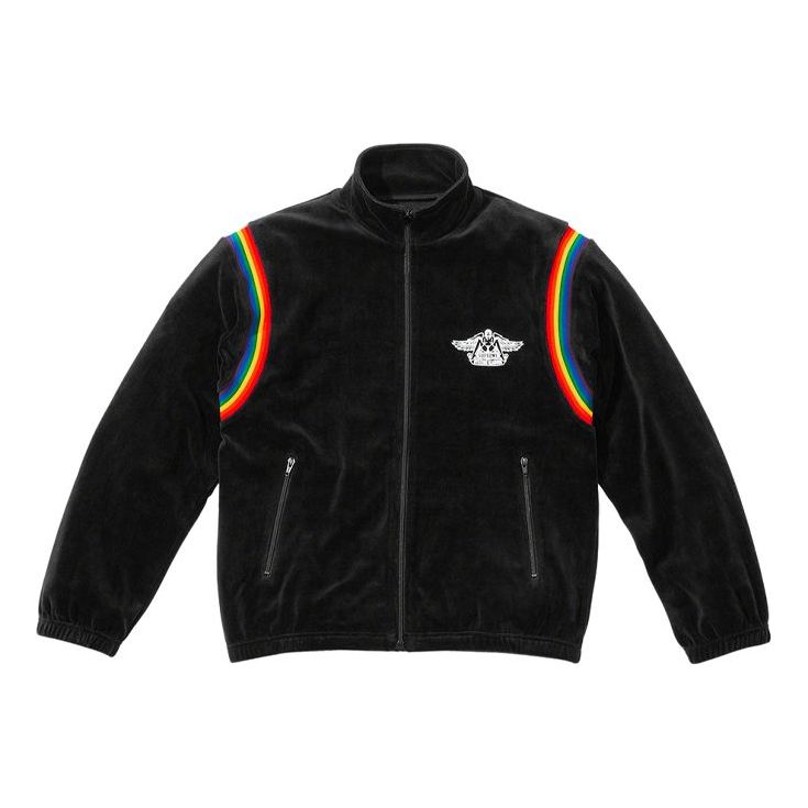 Яке Supreme HYSTERIC GLAMOUR Velour Track Jacket Черно | SUP-SS21-543