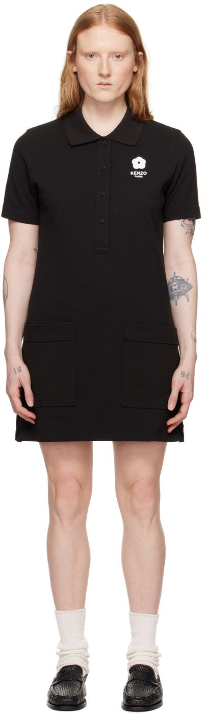 Pокля KENZO Paris Boke 2.0 Polo Minidress Черно | FE52RO7444PU, 0