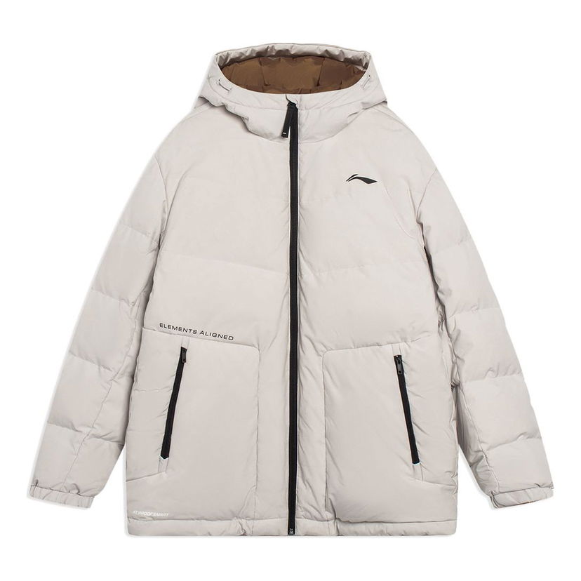 Пухо яке Li-Ning Lifestyle Puffer Jacket Бежово | AYMS013-3