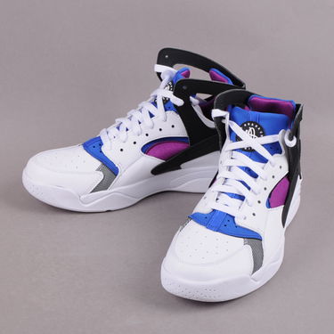 Кецове и обувки Nike Air Flight Huarache PRM QS "White Lyon Blue" Бяло | 686203-100, 3