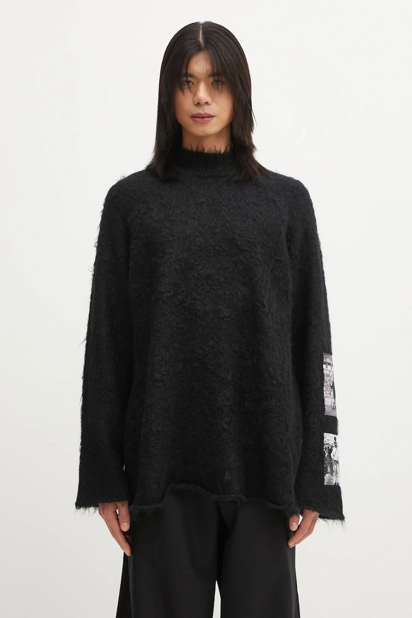Пуловер UNDERCOVER Undercover Wool Blend Sweater Черно | UC2E4904.3
