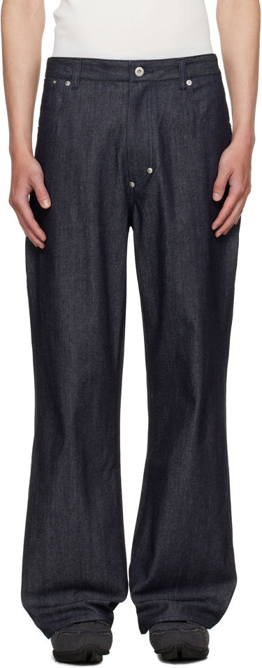 Дънки sage NATION SAGE NATION Straight Rivet Jeans Синьо | S133 STRAIGHT RIVET TROUSER DENI, 0