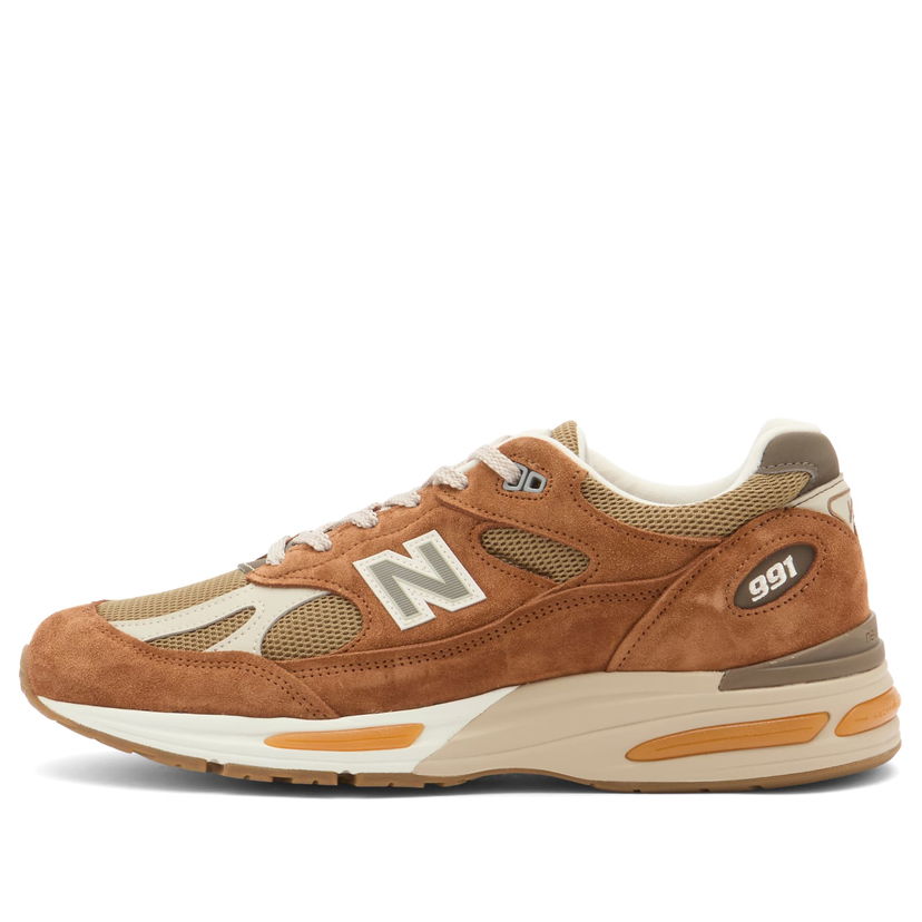 Кецове и обувки New Balance 991v2 Кафяво | U991GB2
