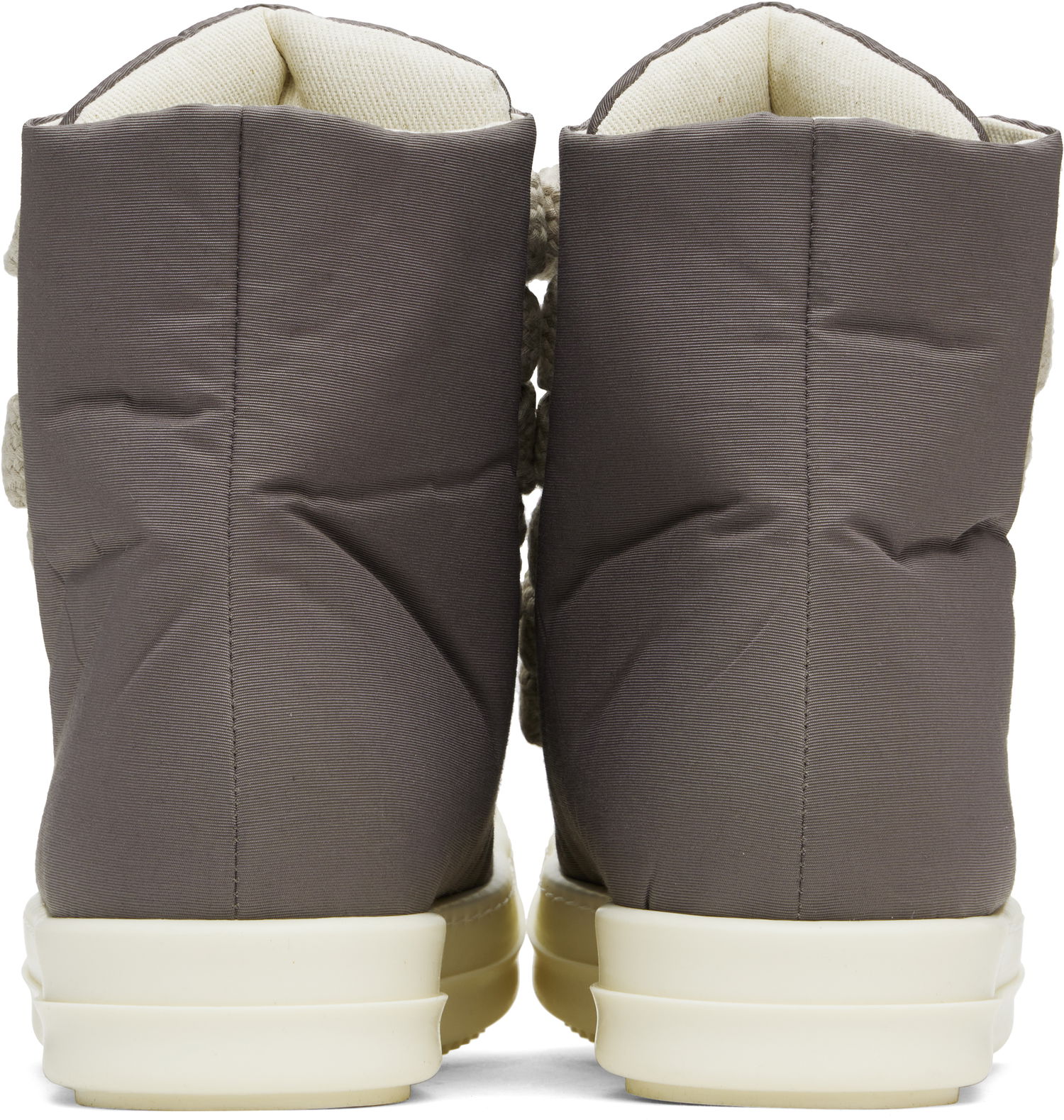 Пухо яке Rick Owens Rick Owens DRKSHDW Hollywood Jumbo Lace Puffer Сиво | DS01E3818 MUW2, 1