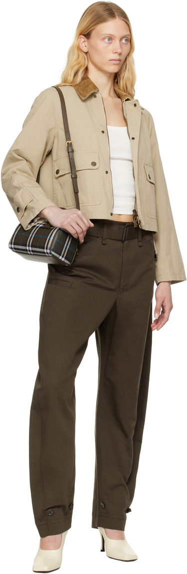 Дамска чанта Burberry Burberry Mini Check Bowling Bag Многоцветен | 8108262, 3