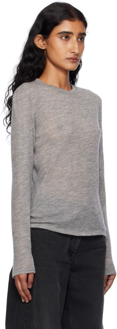 Пуловер The Row The Row Iverness Long Sleeve Sweater Сиво | 5590-K52, 1
