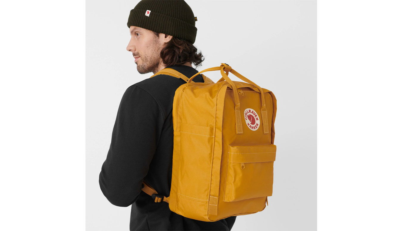 Раница FJÄLLRÄVEN Laptop 17" Backpack Жълто | F23525-160, 1