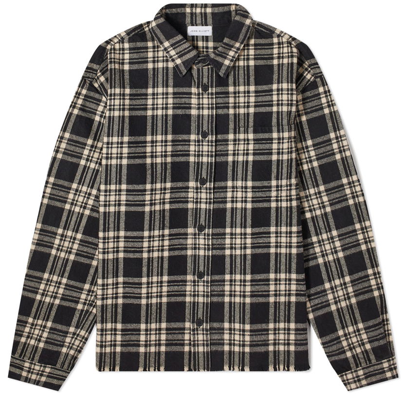 Риза John Elliott Hemi Plaid Shirt Черно | E047I8386A