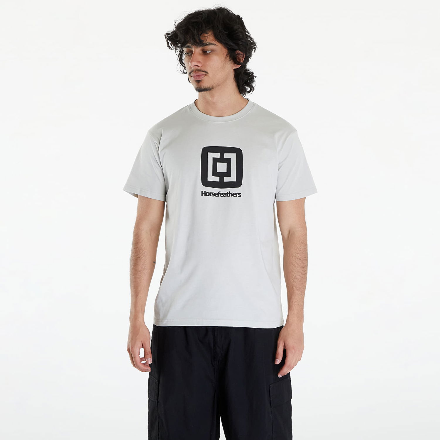 Тениска Horsefeathers Fair T-Shirt Cement Сиво | SM1288K, 0