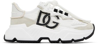 Dolce & Gabbana White Daymaster Sneakers CK1908 AQ040
