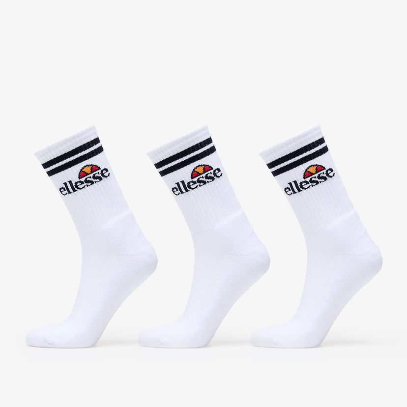 Чорапи Ellesse Pullo 3-Pack Socks White Бяло | SAAC0620-908N