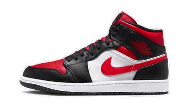Кецове и обувки Jordan Air Jordan 1 Mid "Alternate Bred Toe" GS Червено | 554725-079, 2
