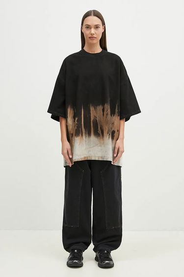 Тениска Rick Owens Tommy T Graphic T-Shirt Черно | DS02D2203.BSUN, 0