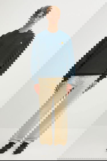 Суитчър Carhartt WIP American Script Sweatshirt with embroidered logo Зелено | I025475.0AUXX, 4