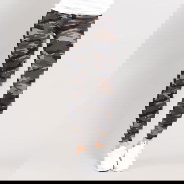 Панталони и дънки Urban Classics Ladies Camo Stripe Leggings Сиво | TB1530 Grey, 0