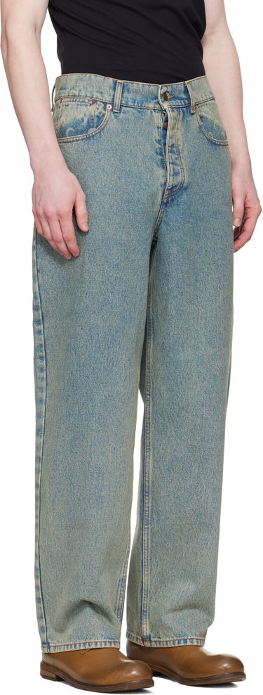 Дънки Marine Serre Marine Serre Moon Laser Baggy Jeans Синьо | MPA070A CDEN0003, 1