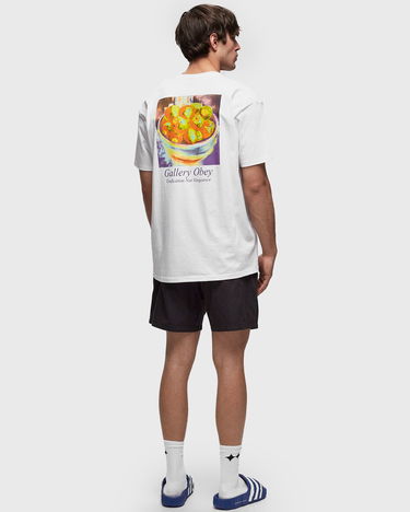Тениска OBEY Gallery Бяло | 165263713-WHT, 1
