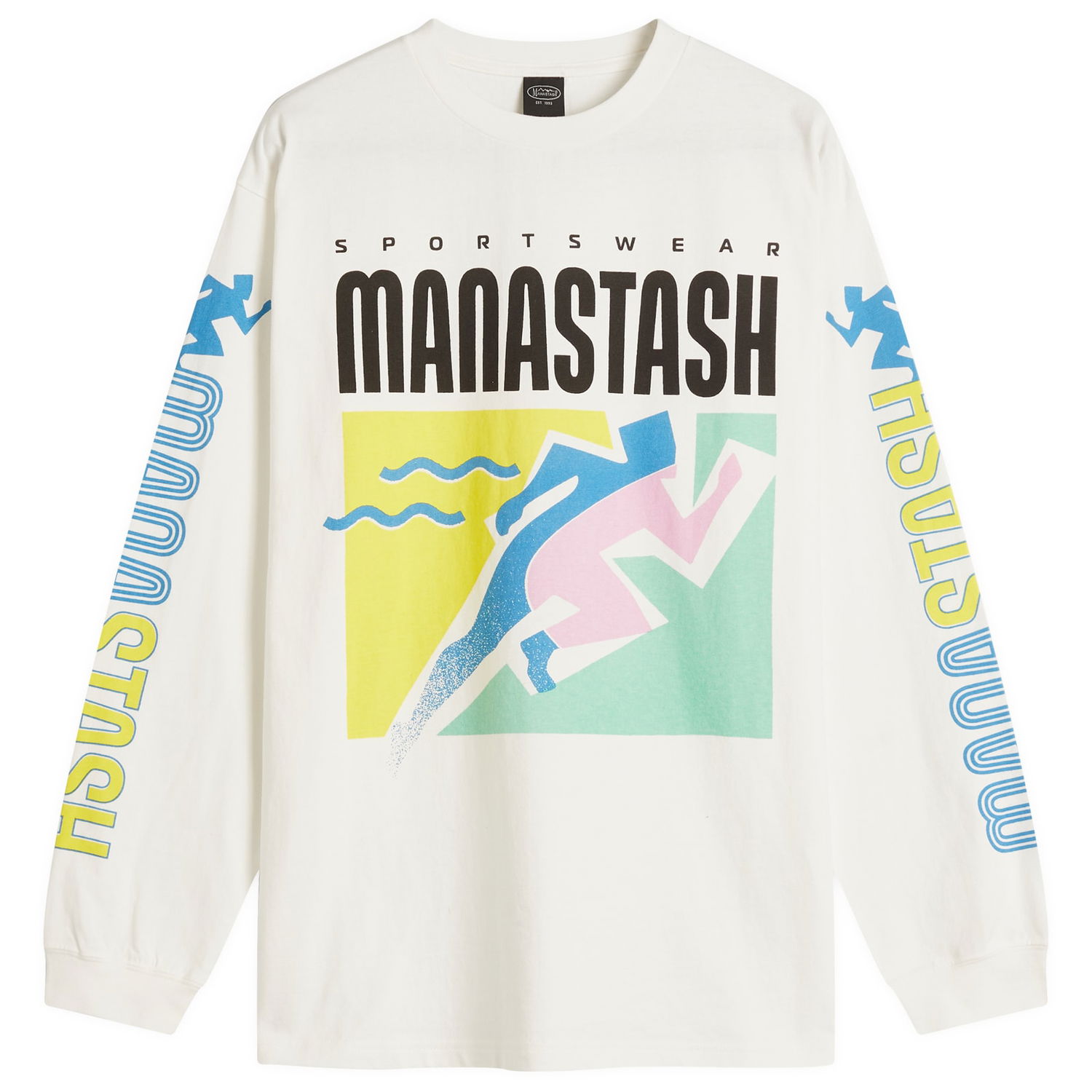 Тениска Manastash Manastash Re:Ctn Long Sleeve T&F T-Shirt, Large Бяло | 7925130009-030, 1