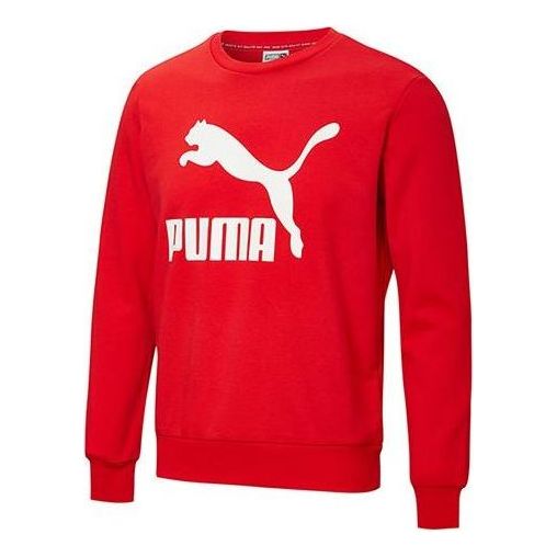 Суитчър Puma Embroidered Logo Sweatshirt Червено | 599296-11