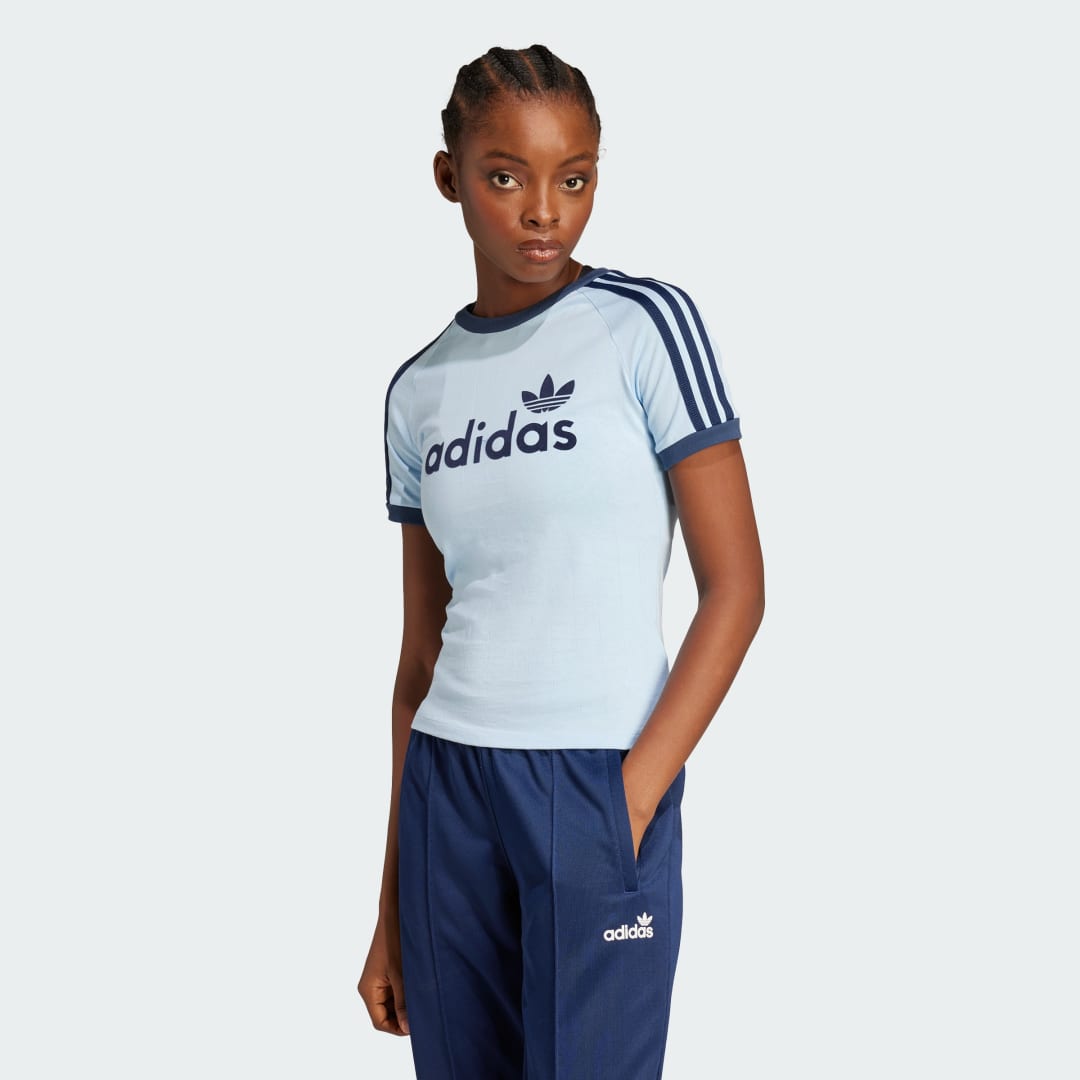 Тениска adidas Performance Linear Graphic T-Shirt Синьо | JC7704, 0