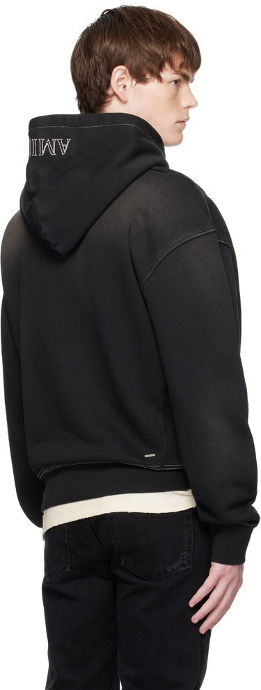 Суитчър AMIRI AMIRI MA Outline Oversized Hoodie Черно | AMJYHD1120, 2