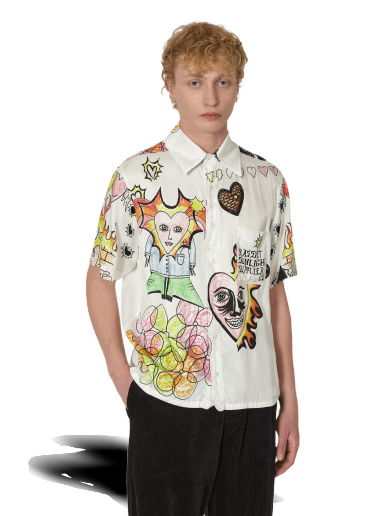 Риза PACCBET Drawings Shirt Бяло | PACC12B005 2