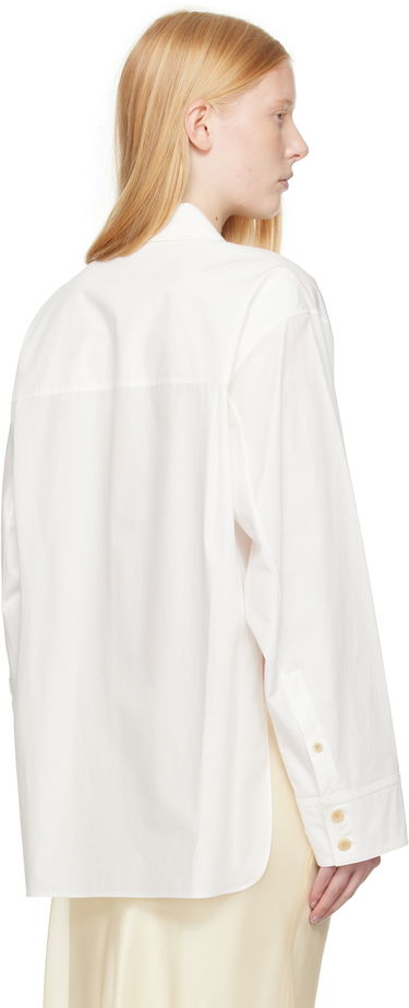Риза Khaite Khaite Herschel Button-Down Shirt Бяло | 2379195, 2