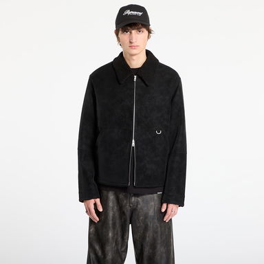 Distressed Shearling Jacket, 0