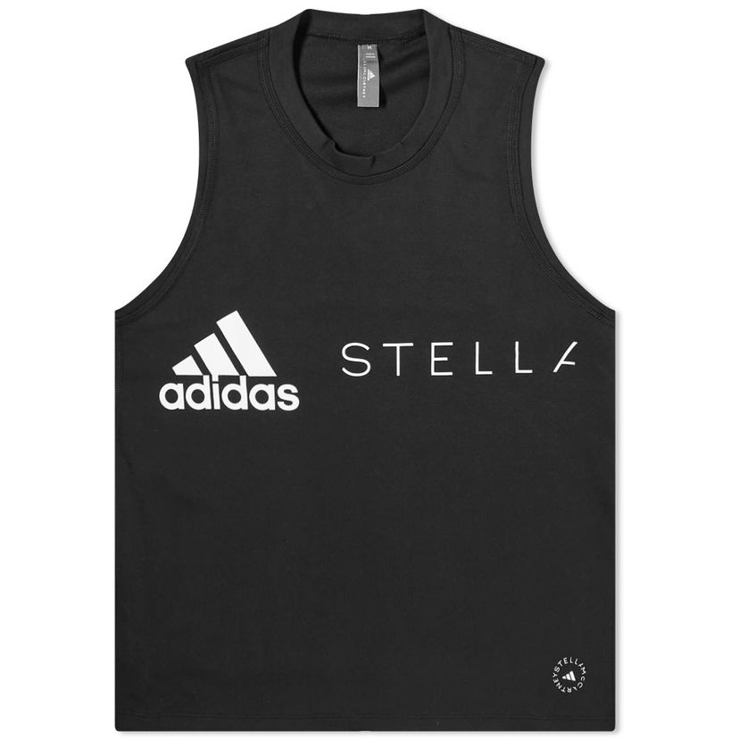 Потник adidas Originals Stella McCartney Logo Training Tank Top Черно | H59971