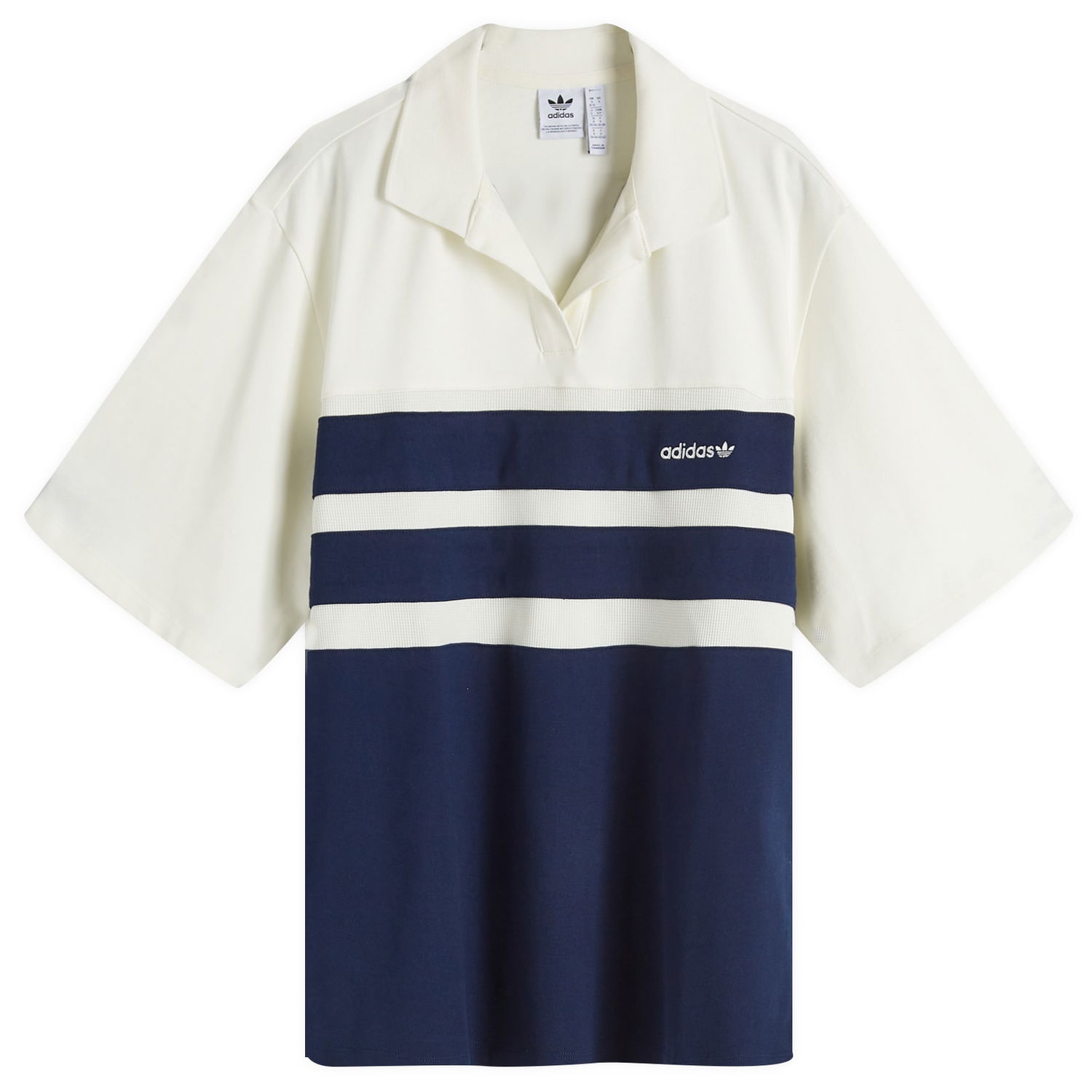Риза adidas Originals Shirt Short Sleeve Бяло | IX1042, 0