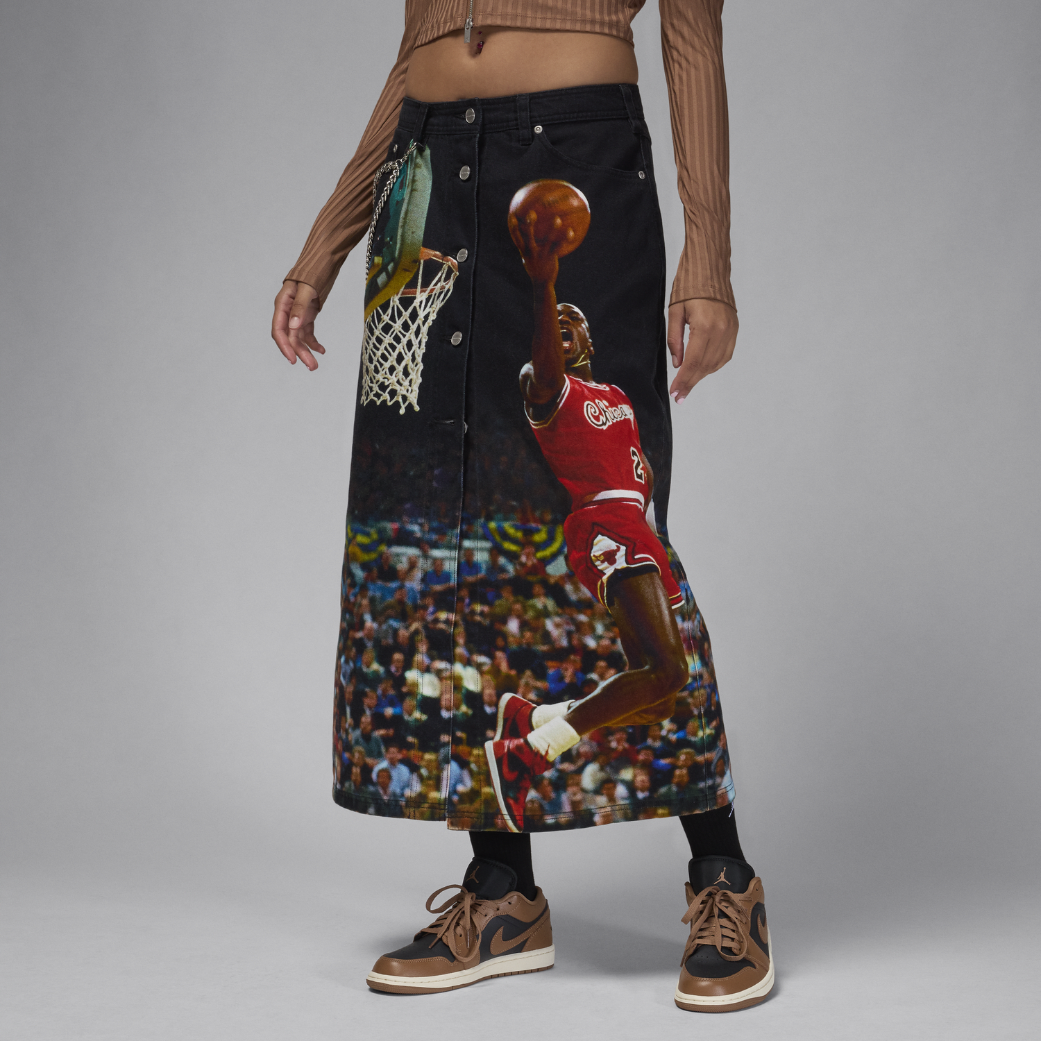 Пола Jordan Air Jordan Printed Skirt Черно | FZ9288-010, 0