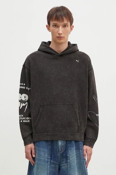 Суитчър Puma Black Printed Hoodie Черно | 626664, 0