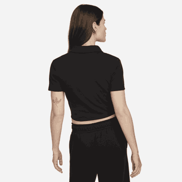 Поло тениска Nike Sportswear Essential Polo Shirt Черно | DV7884-010, 2