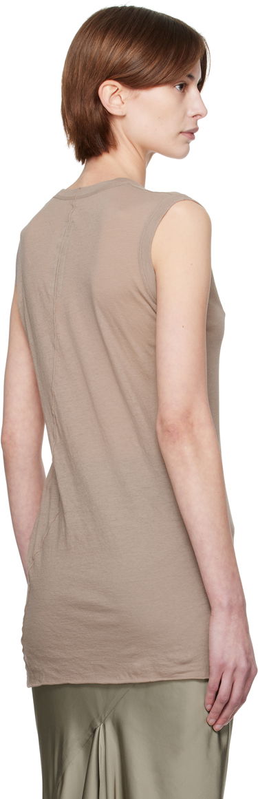 Потник Rick Owens Rick Owens Hollywood V-Neck Tank Top Бежово | RP01E7102 UC, 2