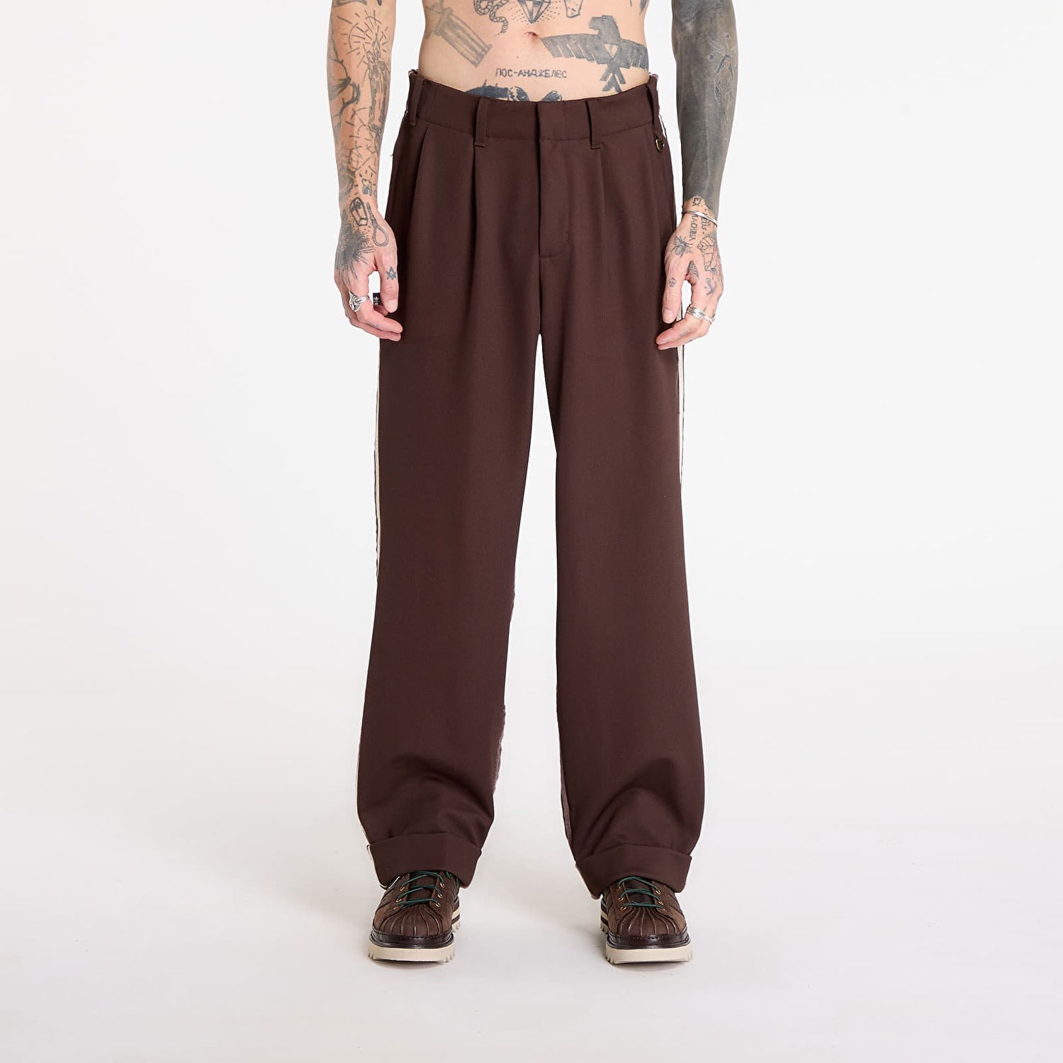 Панталони adidas Originals Clot Cord Slack Pants Кафяво | JM2829, 0