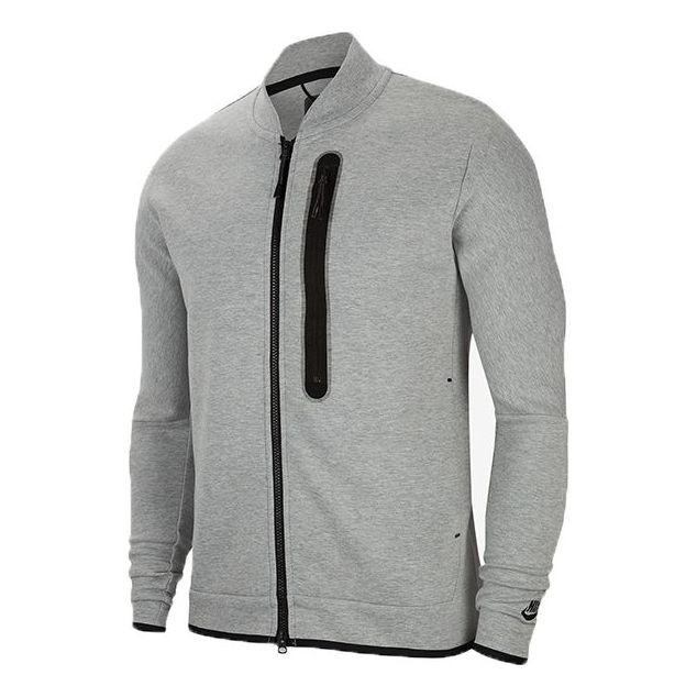 Пуловер Nike Tech Fleece Stand Collar Jacket Сиво | CZ1797-063