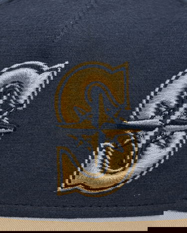 Шапка с козирка New Era Seattle Mariners Moleskin Crown A-Frame Adjustable Cap Тъмно синьо | 60586842 NVY, 6
