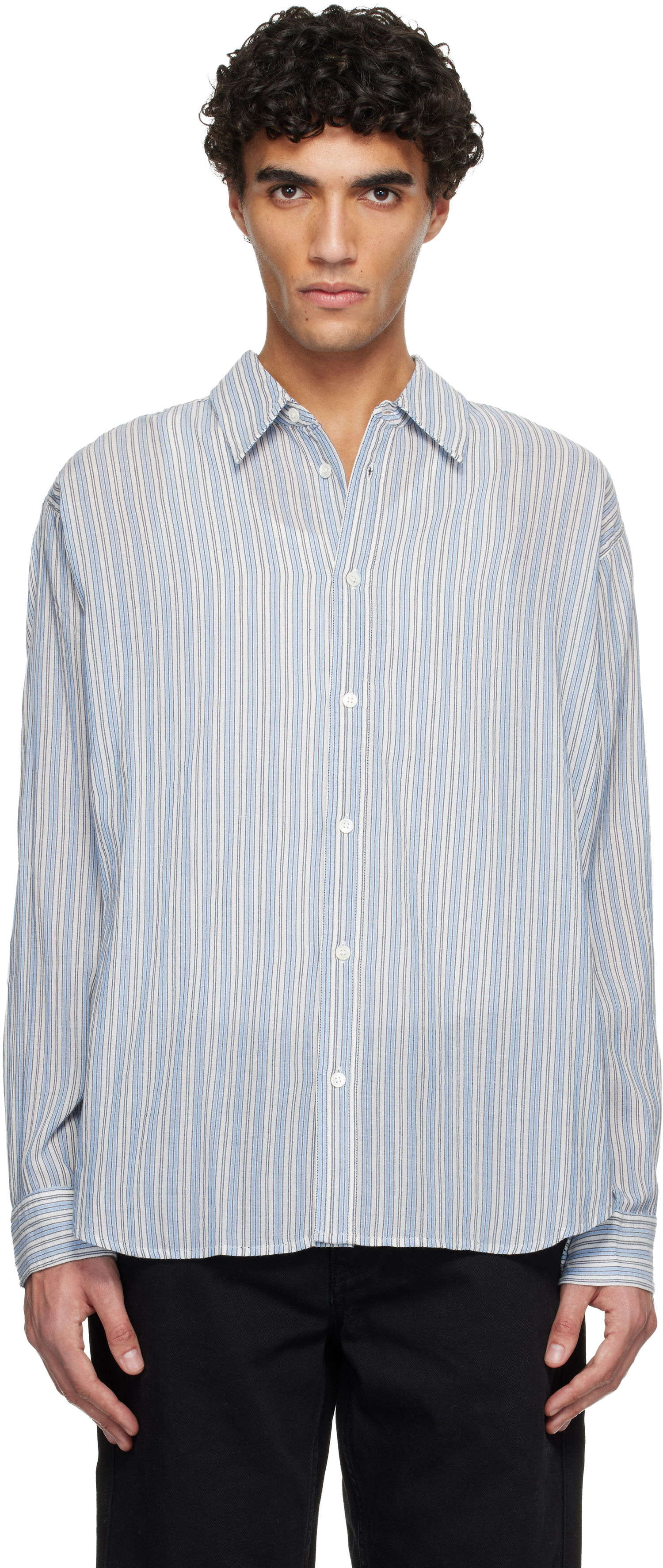 Риза ISABEL MARANT Striped Cybilio Shirt Многоцветен | CH0124HD-D1I03H, 0