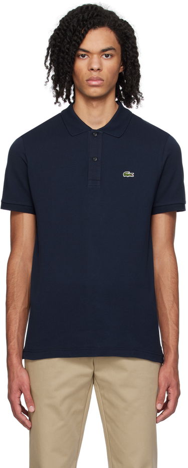 Поло тениска Lacoste Slim Fit Polo Tee Тъмно синьо | PH4012_166, 0