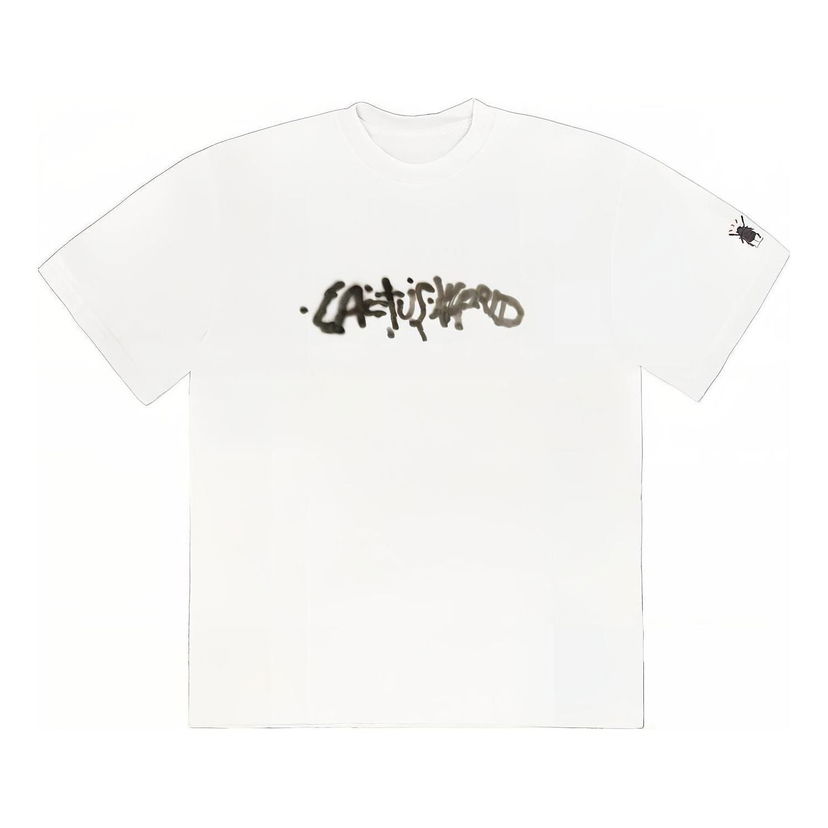 Тениска Cactus Jack by Travis Scott Travis Scott Whiteout T-Shirt Бяло | TS-22FW001