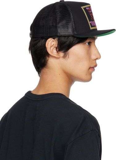 Шапка с козирка Rhude Rhude 'Live Rhudes' Trucker Hat Черно | RHPF25HA01747, 2