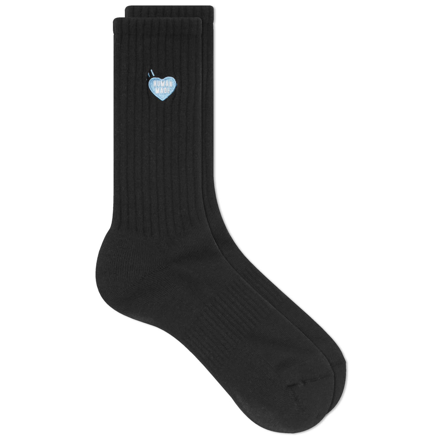 Чорапи Human Made Human Made Pile Heart Crew Socks, Size Large Черно | HM27GD056-B, 1