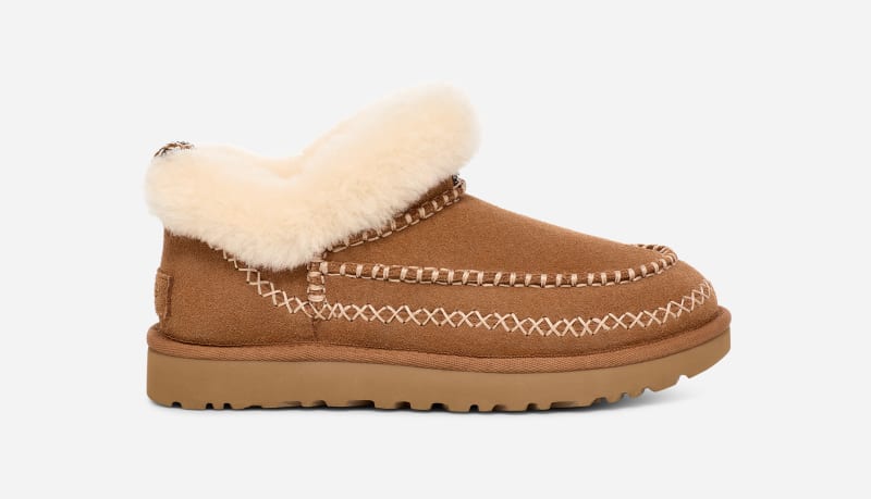 Кецове и обувки UGG Classic Ultra Mini Alpine Boot Кафяво | 1158224-CHE, 0