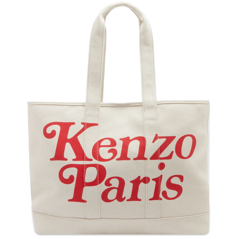 Голяма пазарска чанта KENZO Large Tote Бяло | FE58SA911F35-03