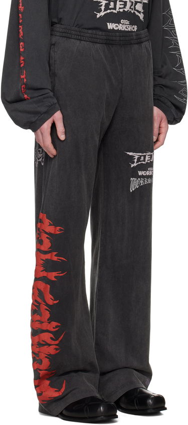 Спортни панталони 032C 032c Telepresence Comfort Sweatpants Черно | S25-URC-0761-050, 1