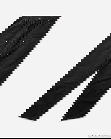 Панталони Carhartt WIP Double Knee Pants Grind Washed Черно | I036274 89B7, 1