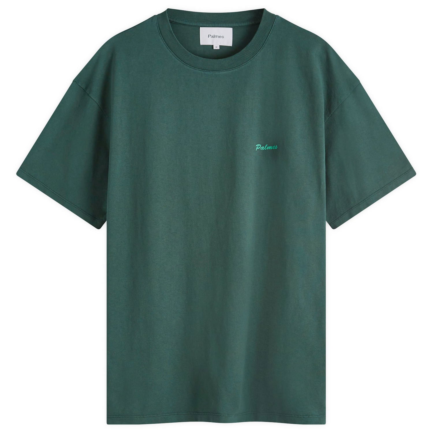Тениска Palmes Dyed Chest Logo T-Shirt Зелено | P10-0026-777, 0