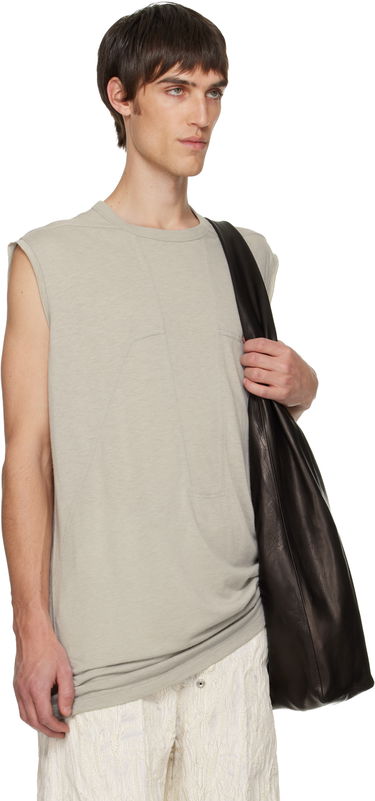 Потник Rick Owens Concordians Splintered Tarp Paneled Sleeveless T-shirt Сиво | RU02E1168 JR, 4