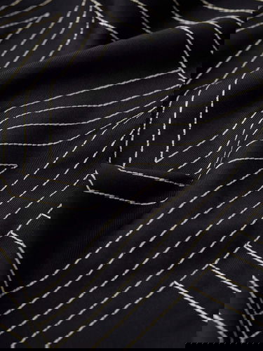 Домашен декор TOTEME Geometric Stitched Square Scarf Черно | 212873803920, 2
