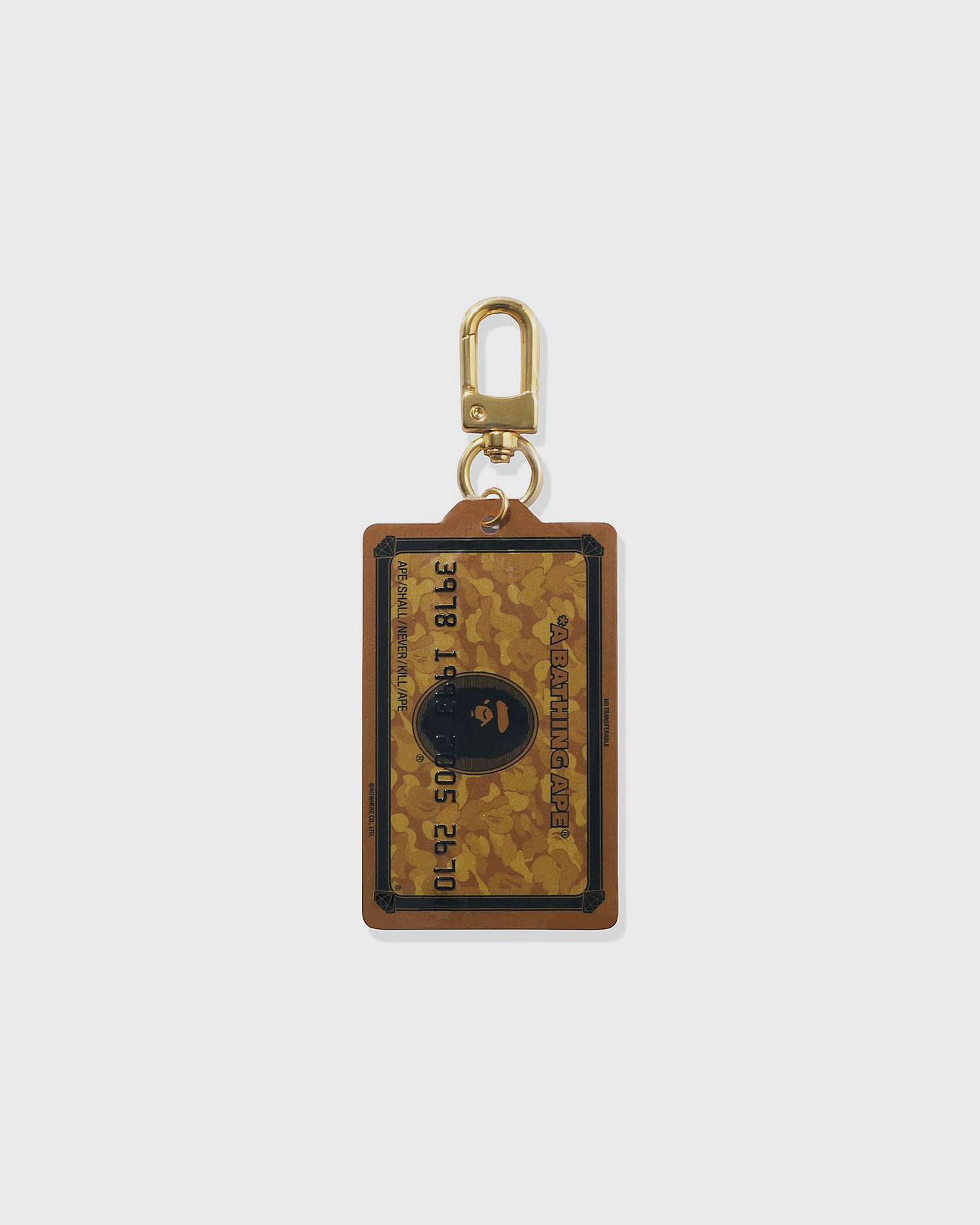Ключодържатели BAPE A Bathing Ape Card Keychain Кафяво | 001GDL301006MGL, 0